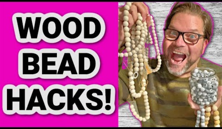 Beautiful DIY projects using Wood Beads!