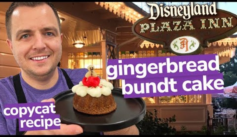 Copycat Gingerbread Bundt Cakes from the Plaza Inn at Disneyland in Anaheim