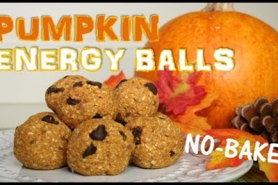 No Bake Pumpkin Energy Balls