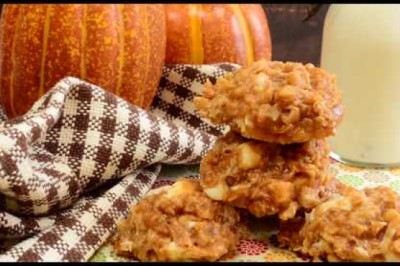 No Bake Pumpkin Spice Cookies