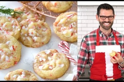 White Chocolate Peppermint Cookies