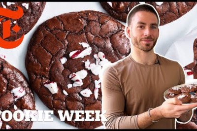 Peppermint Brownie Cookies