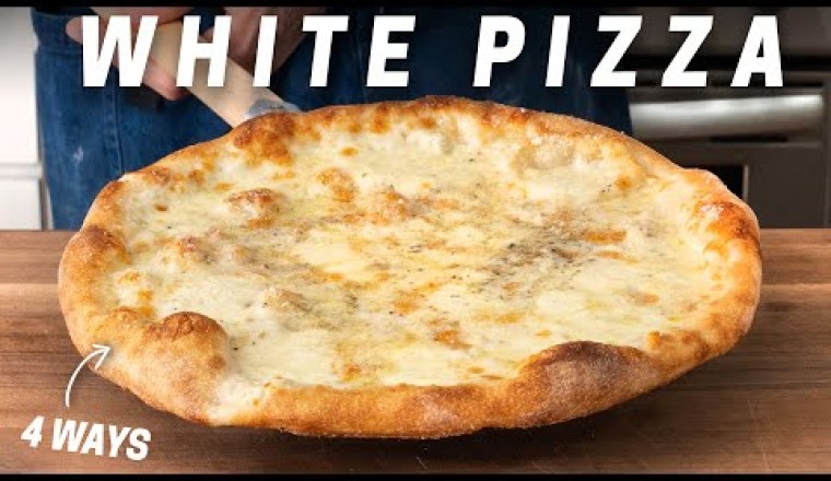 White Pizza 4 Ways (Proving Pizza Doesn't Need Sauce)