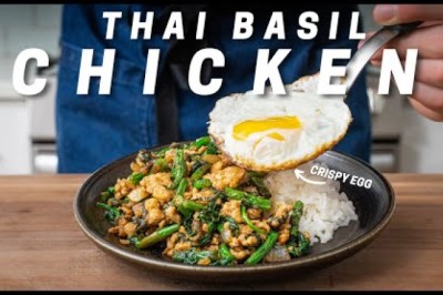 1 Pan Thai Basil Chicken in 25 minutes (Pad Kaprow)
