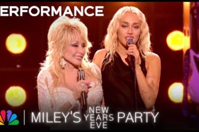 Miley Cyrus and Dolly Parton Sing 
