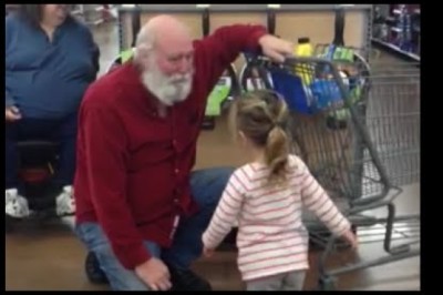 Little Girl Thinks Stranger Is Santa