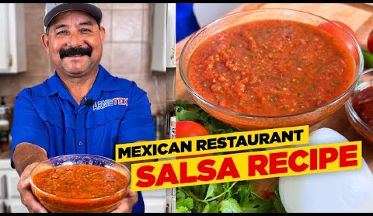 The BEST Mexican Restaurant SALSA ROJA Recipe