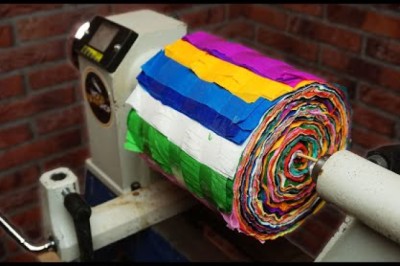 Turning Crepe Paper (Starry Night)