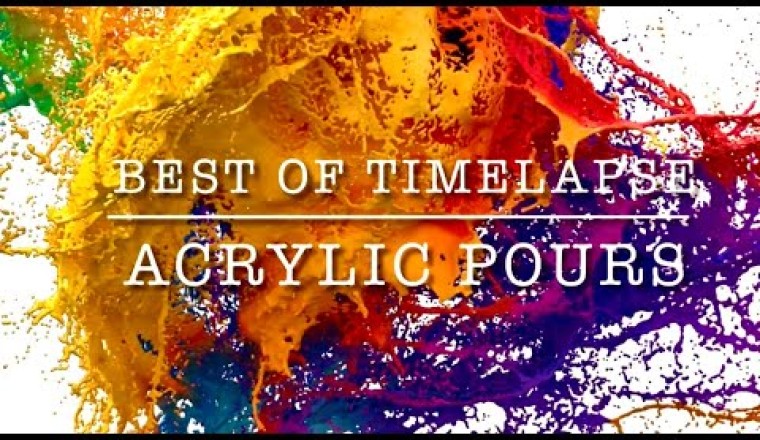 Best Of Timelapse Acrylic Pours
