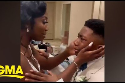 Sweet Moment On Mom's Wedding Day