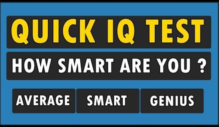 IQ Test For Geniuses Only