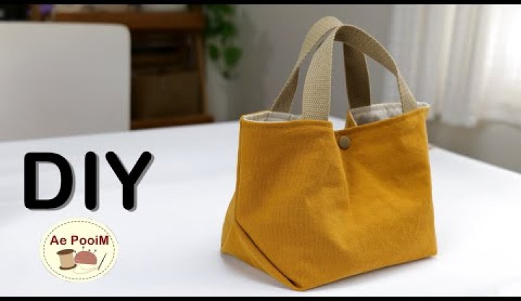 DIY Small Tote Bag in 5 minutes