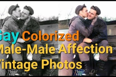 Vintage Photos Of Gay Couples Enhanced and Colorized