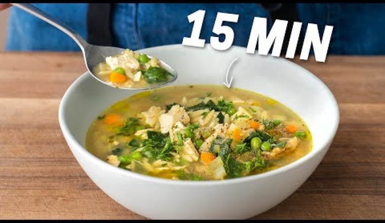 The FASTEST Homemade Chicken Soup You Can Make