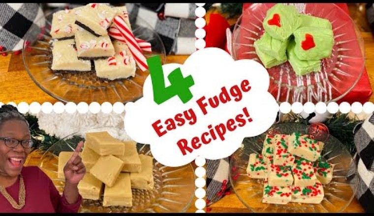 Easy Holiday Fudge Combinations