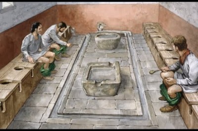 Public Latrines in Ancient Rome