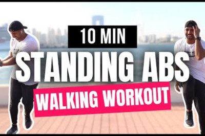10 Minute Standing Abs Walking Workout