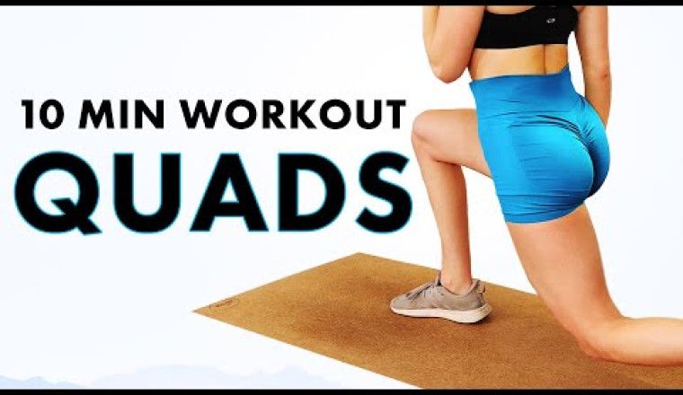 10 Minute Quads Workout, Beginners Fitness