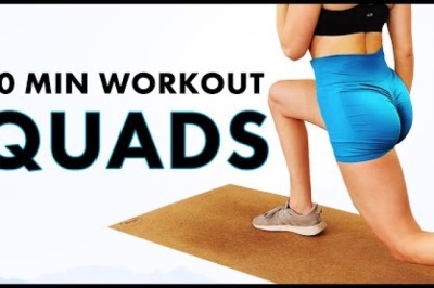10 Minute Quads Workout, Beginners Fitness