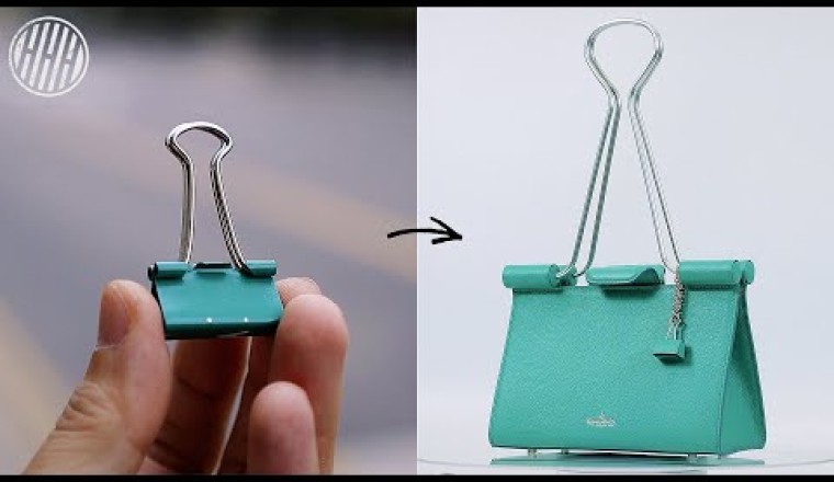 Turning A 4 Cent Binder Clip Into A Luxury Bag