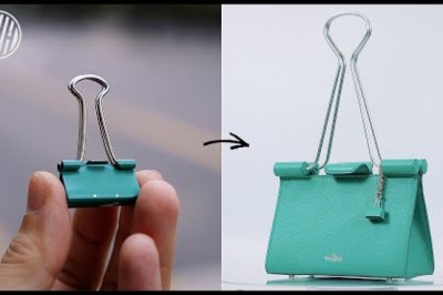 Turning A 4 Cent Binder Clip Into A Luxury Bag
