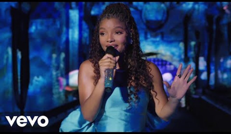 Halle Bailey - Performs “Part of Your World” at Disneyland