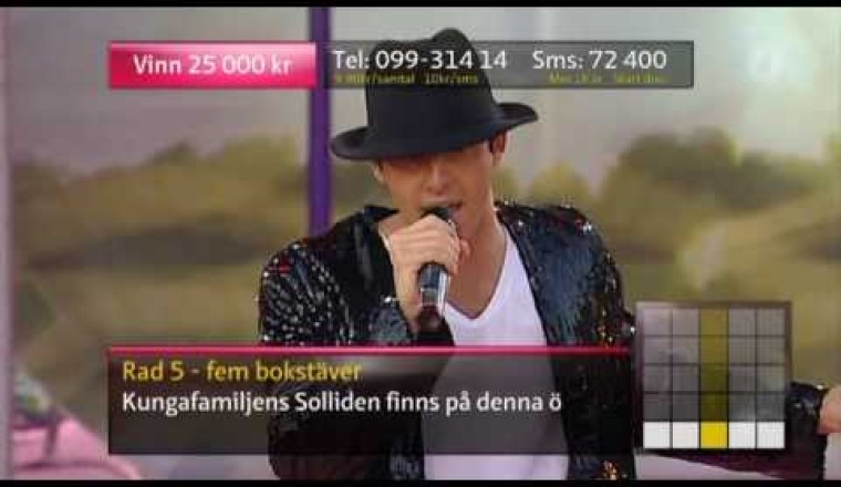 Darin - Michael Jackson medley (Live Sommarkrysset 2009)