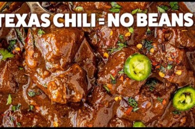Texas-Style Chili - All Meat, No Beans!