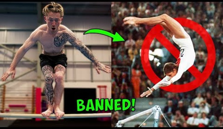 Trying BANNED Gymnastics Skills