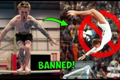 Trying BANNED Gymnastics Skills