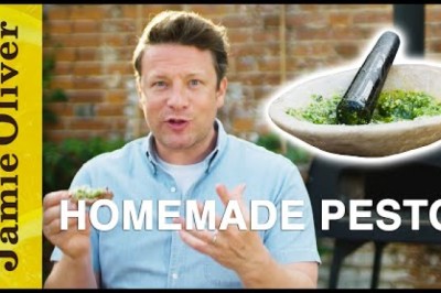 Authentic Italian Basil Pesto