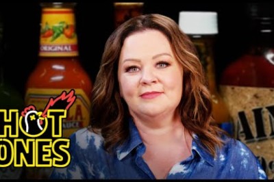 Melissa McCarthy Prepares For the Worst While Eating Spicy Wings