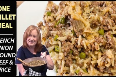 French Onion Ground Beef And Rice