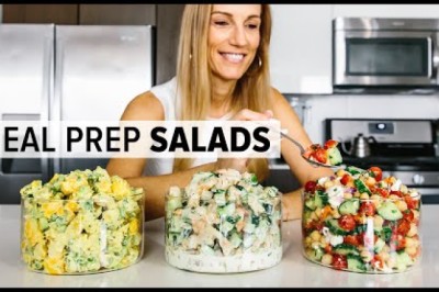 3 Easy MEAL PREP Ideas for Summer Salad Recipes