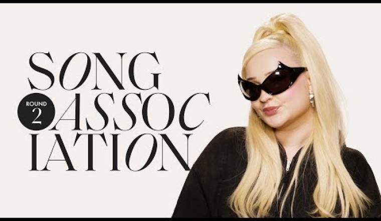 Kim Petras in Round 2 of Song Association
