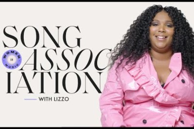 Lizzo Enjoying Her Turn At Song Association