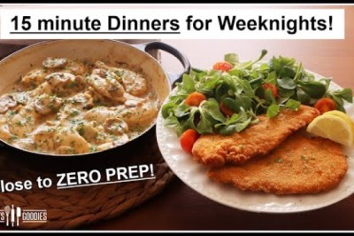 15 Minute Chicken Dinners ANYONE Can Make!