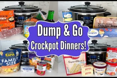 6 EASY Dump and Go Slow Cooker Meals
