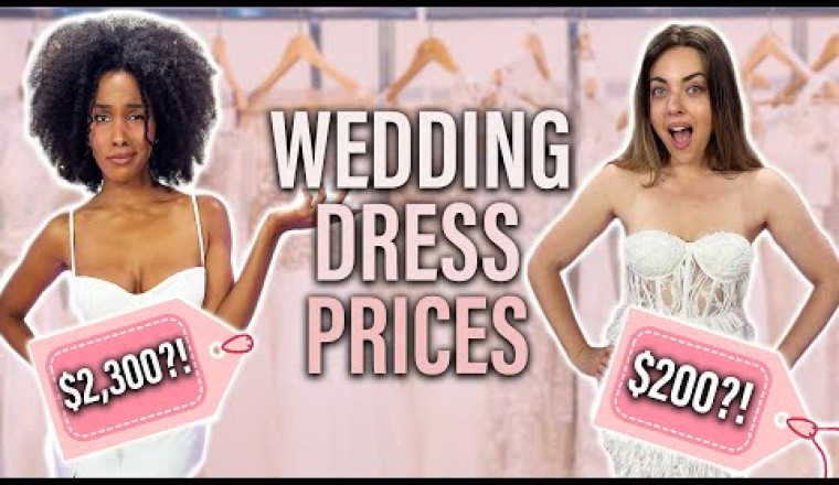 Guessing CRAZY Wedding Dress Prices?!