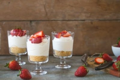 Individual No Bake Cheesecake