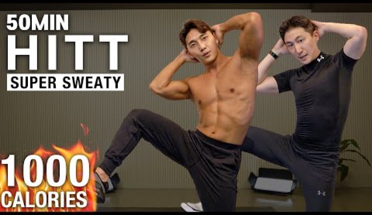 Burn 1000 Calories - 50 Min Super Sweaty HIIT Workout