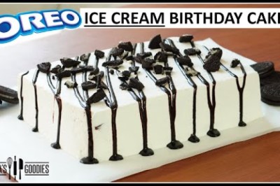 The Easiest Oreo Ice Cream Cake!