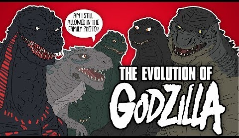 The Evolution Of Godzilla (Animated)