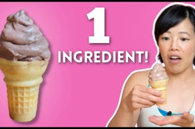 1-INGREDIENT Chocolate Soft Serve Ice Cream