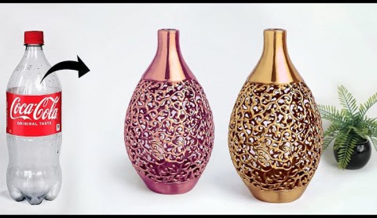 Plastic Bottle Flower Vase