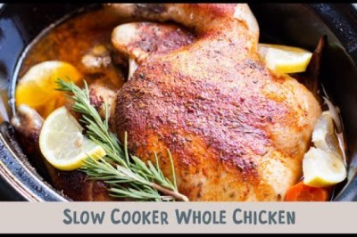 Slow Cooker Whole Chicken