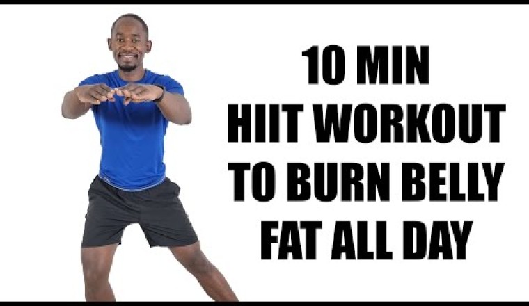 10-Minute Full Body HIIT Workout to Burn Belly Fat ALL DAY!