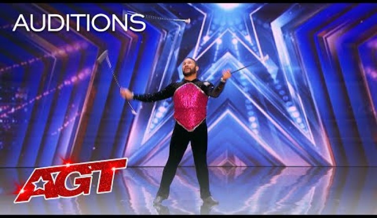 Joel Claudia: Twirling Guy WOWS The Judges On America's Got Talent