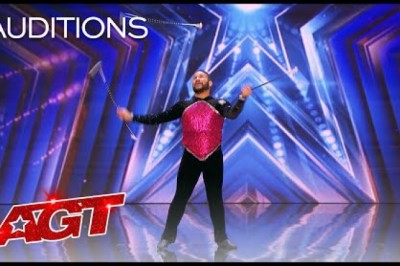 Joel Claudia: Twirling Guy WOWS The Judges On America's Got Talent