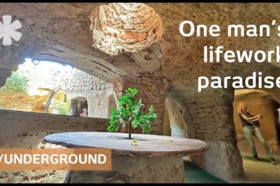 Land Was Barren. He Dug 10-Acre Underground Village and Orchard